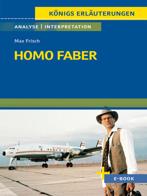 cover image of Homo faber von Max Frisch--Textanalyse und Interpretation